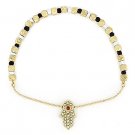 Hamsa Hand of Fatima Evil Eye Luck Charm Kabbalah Stretch Bead & Chain Bracelet Hamsa Hand of Fatima Evil Eye Luck Charm Kabbalah Stretch Bead & Chain Bracelet