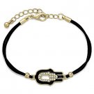 Hamsa Hand of Fatima Jewish Judaica Kabbalah Evil Eye Luck Charm Strand Bracelet Hamsa Hand of Fatima Jewish Judaica Kabbalah Evil Eye Luck Charm Strand Bracelet