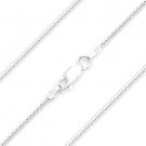 Italy 925 Sterling Silver 1.1mm Thin 8-Sided Snake Link Italian Chain Necklace Italy 925 Sterling Silver 1.1mm Thin 8-Sided Snake Link Italian Chain Necklace