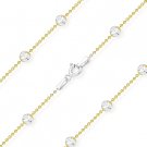 Moon Cut Ball Bead Link Italy 925 Sterling Silver 14k Yellow Gold Chain Necklace Moon Cut Ball Bead Link Italy 925 Sterling Silver 14k Yellow Gold Chain Necklace