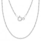 Italy Sterling Silver 1.5mm Ball Bead & Bar Link Italian Chain Necklace Rhodium Italy Sterling Silver 1.5mm Ball Bead & Bar Link Italian Chain Necklace Rhodium