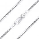 1.9mm Miami Cuban Curb Link Italy .925 Sterling Silver w/ Rhodium Chain Necklace 1.9mm Miami Cuban Curb Link Italy .925 Sterling Silver w/ Rhodium Chain Necklace