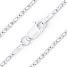 Coreana 2mm Mirror Link Italian Chain Necklace Solid .925 Italy Sterling Silver Coreana 2mm Mirror Link Italian Chain Necklace Solid .925 Italy Sterling Silver