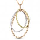 0.33ct Round Diamond Eternity Circle Pendant & Chain Necklace in 14k Yellow Gold 0.33ct Round Diamond Eternity Circle Pendant & Chain Necklace in 14k Yellow Gold