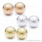14kt Yellow White Rose Gold Stud Earrings Polished 14k 14 kt Lt. Ball Bead Studs 14kt Yellow White Rose Gold Stud Earrings Polished 14k 14 kt Lt. Ball Bead Studs