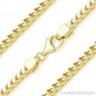 Italy 925 Sterling Silver GP 3.6mm Arrow Link Franco Chain Mens Italian Bracelet Italy 925 Sterling Silver GP 3.6mm Arrow Link Franco Chain Mens Italian Bracelet