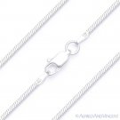 1.2mm 4-Sided Box-Snake Link Italian Chain Bracelet in 925 Italy Sterling Silver 1.2mm 4-Sided Box-Snake Link Italian Chain Bracelet in 925 Italy Sterling Silver
