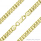 4.9mm Miami Cuban Curb Link Italy Sterling Silver 14k Yellow Gold Chain Bracelet 4.9mm Miami Cuban Curb Link Italy Sterling Silver 14k Yellow Gold Chain Bracelet
