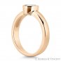Forever Classic Oval Cut Moissanite Solitaire Engagement Ring in 14k Rose Gold