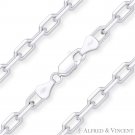 5.5mm Anchor Link Italian Cable Solid .925 Italy Sterling Silver Chain Necklace 5.5mm Anchor Link Italian Cable Solid .925 Italy Sterling Silver Chain Necklace