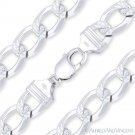 Cuban Curb Pave 12mm Link Men's Italian Chain Bracelet Italy 925 Sterling Silver Cuban Curb Pave 12mm Link Men's Italian Chain Bracelet Italy 925 Sterling Silver