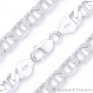 10mm Marina / Mariner Pave Link 925 Italy Sterling Silver Italian Chain Bracelet 10mm Marina / Mariner Pave Link 925 Italy Sterling Silver Italian Chain Bracelet