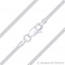 1.6mm G030 Snake Link Italy 925 Sterling Silver & Rhodium Italian Chain Necklace 1.6mm G030 Snake Link Italy 925 Sterling Silver & Rhodium Italian Chain Necklace