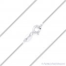 Italy .925 Sterling Silver 0.7mm Thin Gauge 10 Snake Link Italian Chain Necklace Italy .925 Sterling Silver 0.7mm Thin Gauge 10 Snake Link Italian Chain Necklace