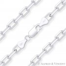 5.5mm D-Cut Anchor Cable Link Italian .925 Italy Sterling Silver Chain Bracelet 5.5mm D-Cut Anchor Cable Link Italian .925 Italy Sterling Silver Chain Bracelet