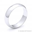 6mm Plain Dome Men's Women's Wedding Band in Solid 925 Sterling Silver & Rhodium 6mm Plain Dome Men's Women's Wedding Band in Solid 925 Sterling Silver & Rhodium
