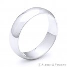 7mm Plain Dome Men's Women's Wedding Band in Solid 925 Sterling Silver & Rhodium 7mm Plain Dome Men's Women's Wedding Band in Solid 925 Sterling Silver & Rhodium