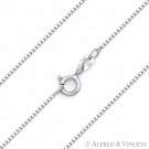 0.7mm Thin Box Link .925 Italy Sterling Silver w/ Rhodium Italian Chain Necklace 0.7mm Thin Box Link .925 Italy Sterling Silver w/ Rhodium Italian Chain Necklace
