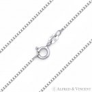 0.8mm Thin Box Link .925 Italy Sterling Silver w/ Rhodium Italian Chain Necklace 0.8mm Thin Box Link .925 Italy Sterling Silver w/ Rhodium Italian Chain Necklace