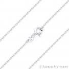 1mm D-Cut Anchor Cable Link .925 Italy Sterling Silver & Rhodium Chain Necklace 1mm D-Cut Anchor Cable Link .925 Italy Sterling Silver & Rhodium Chain Necklace