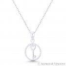 Heart Bow Skeleton Key Charm in Twist Rope .925 Sterling Silver Necklace Pendant Heart Bow Skeleton Key Charm in Twist Rope .925 Sterling Silver Necklace Pendant