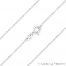0.9mm D-Cut Anchor Cable Link 925 Italy Sterling Silver & Rhodium Chain Necklace 0.9mm D-Cut Anchor Cable Link 925 Italy Sterling Silver & Rhodium Chain Necklace