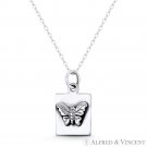 Butterfly Insect Luck Charm Jewelry Oxidized 925 Sterling Silver 22x12mm Pendant Butterfly Insect Luck Charm Jewelry Oxidized 925 Sterling Silver 22x12mm Pendant
