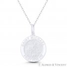 St. Michael the Archangel, Patron of Law Enforcement 925 Sterling Silver Pendant St. Michael the Archangel, Patron of Law Enforcement 925 Sterling Silver Pendant