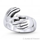 Fede Gimmel Gimmal 925 Sterling Silver Italian Love Promise Lovers Fidelity Ring