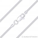 1.6mm G040 Snake Link Italy 925 Sterling Silver & Rhodium Italian Chain Necklace 1.6mm G040 Snake Link Italy 925 Sterling Silver & Rhodium Italian Chain Necklace
