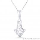 Motherhood Knot Celtic Harmony Symbol Irish Charm Pendant in 925 Sterling Silver Motherhood Knot Celtic Harmony Symbol Irish Charm Pendant in 925 Sterling Silver