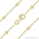 3mm Moon Cut & Anchor Cable Link Sterling Silver 14k Gold-Plated Chain Necklace 3mm Moon Cut & Anchor Cable Link Sterling Silver 14k Gold-Plated Chain Necklace