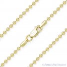 2.3mm Moon Cut Pave Bead Link 925 Sterling Silver 14k Gold-Plated Chain Necklace 2.3mm Moon Cut Pave Bead Link 925 Sterling Silver 14k Gold-Plated Chain Necklace