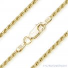 1.8mm Twist-Rope Link .925 Sterling Silver 14k Yellow Gold-Plated Chain Necklace 1.8mm Twist-Rope Link .925 Sterling Silver 14k Yellow Gold-Plated Chain Necklace