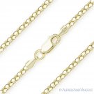 2.1mm Coreana Link Sterling Silver 14k Yellow Gold-Plated Mirror Chain Necklace 2.1mm Coreana Link Sterling Silver 14k Yellow Gold-Plated Mirror Chain Necklace