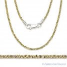 1.7mm Roc Link .925 Sterling Silver 14k Yellow Gold-Plated Rope Chain Necklace 1.7mm Roc Link .925 Sterling Silver 14k Yellow Gold-Plated Rope Chain Necklace