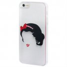 Disney Princess Snow White Pattern Diamond Encrusted Plastic Case for iPhone 5
