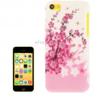 Cherry Blossom Flower Floral Nature Pattern Plastic Case for iPhone 5C