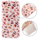 Cute Kawaii Sweet Chocolate Cupcake Pattern TPU Case for iPhone 5C