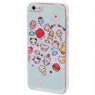 Kawaii Cute Dessert Pattern Diamond Encrusted Plastic Case for iPhone 5 & 5S
