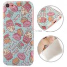 Cute Kawaii Cupcake Pattern TPU Case for iPhone 5C