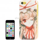 Cute Pretty Lovely Girl Pattern Plastic Case for iPhone 5C
