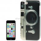 Smooth Camera Pattern Plastic Case for iPhone 5C