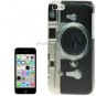 Smooth Camera Pattern Plastic Case for iPhone 5C