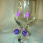 Purple Teardrop Earrings