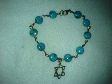 Turquoise Link Chain Bracelet