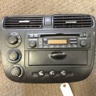 01 02 03 04 05 HONDA CIVIC RADIO CD PLAYER AC CLIMATE CONTROL CENTER BEZEL RACK