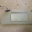 00 S10 BLAZER SUN VISOR LIGHTED MIRROR GREY CLOTH LEFT SIDE CH34