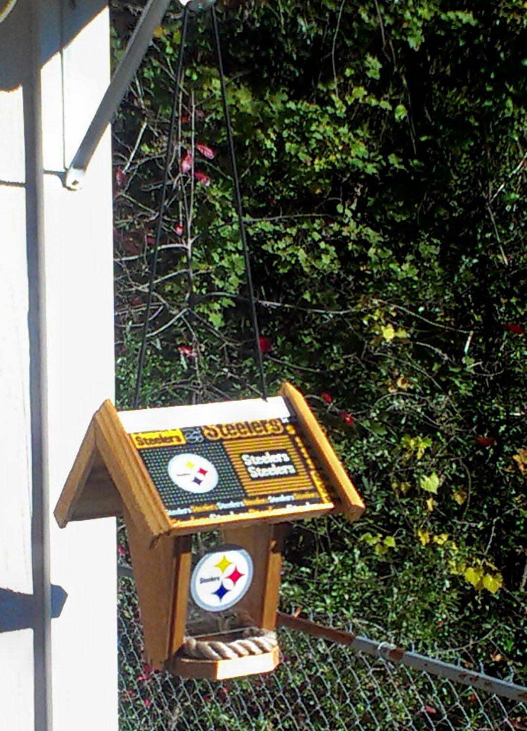 Pittsburgh Steelers Bird Feeder