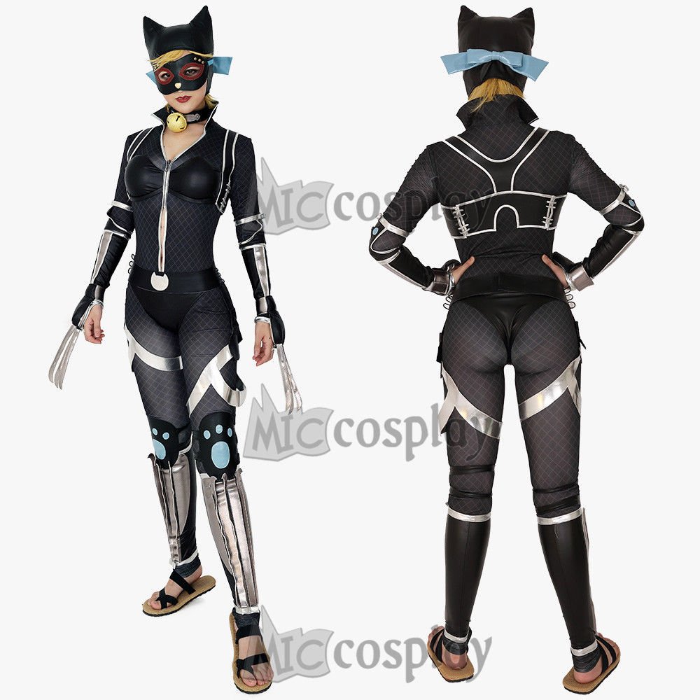 Cat woman Batman Ninja Cat Ninja Selina Kyle Cosplay Costume Jumpsuit